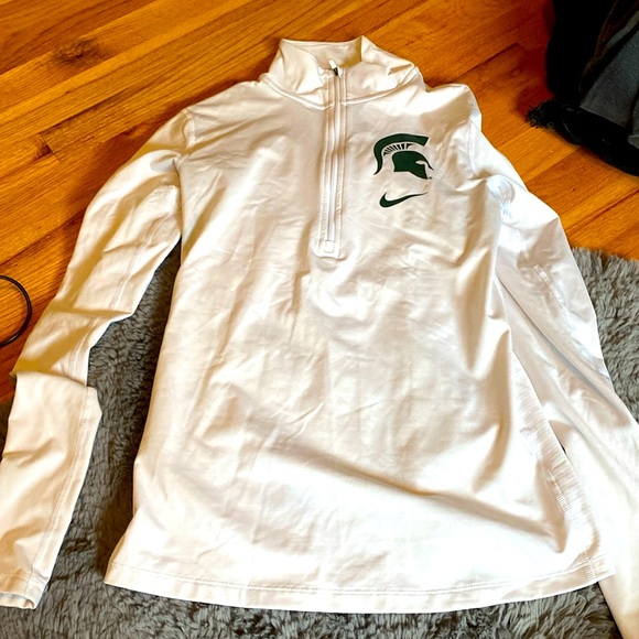 Nike Tops - Nike quarter zip MSU